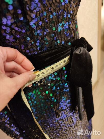 Вечернее платье с пайетками 42 44