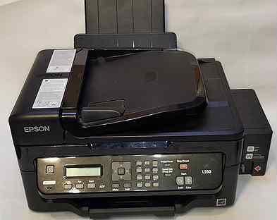 Принтер (мфу) Epson L550 цветной струйный