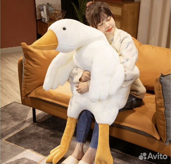 Мягкая игрушка гусь обнимусь