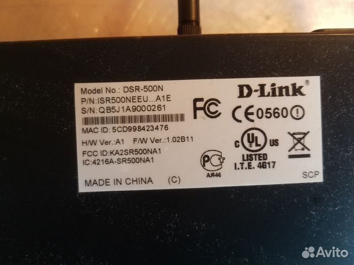Роутер D-link DSR-500N, 1Gb, WiFi, 2 WAN