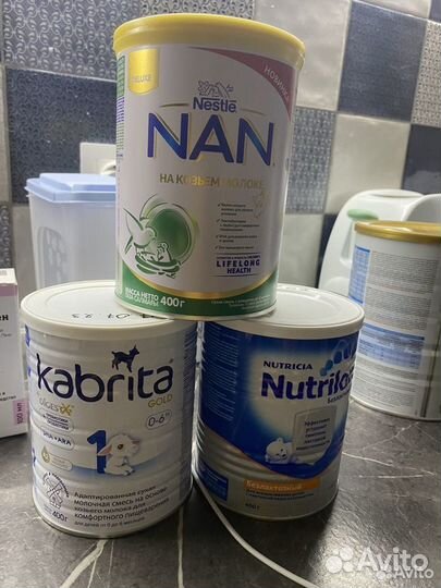 Смесь на козьем молоке нан