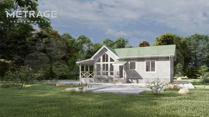 Дом 124,8 м² на участке 5 сот.