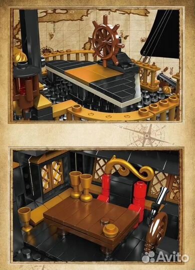 Пиратский корабль Чайка конструктор