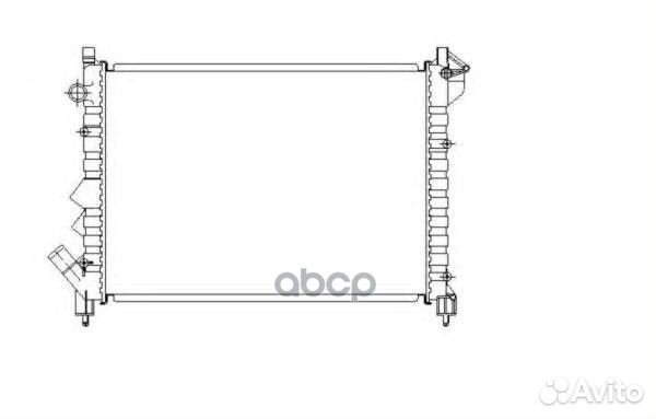Радиатор системы охлаждения renault Laguna 1.6