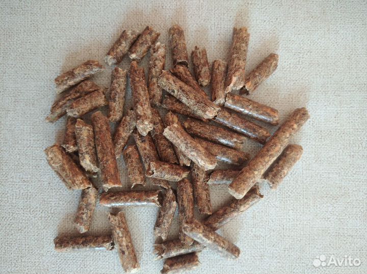 Пеллеты древесные, серые 6мм