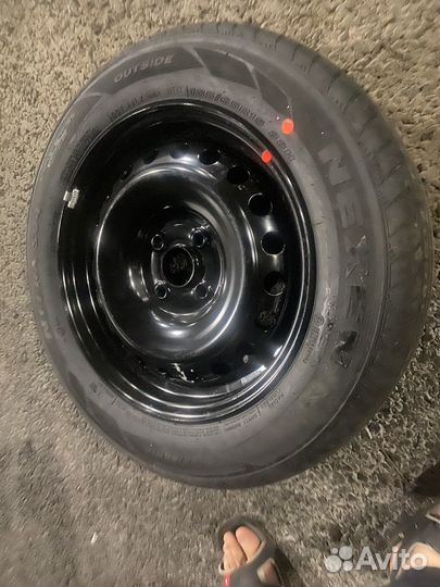 Запасное колесо kia rio, solaris