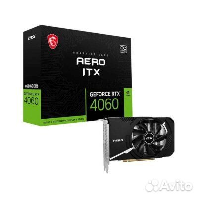 Видеокарта MSI nVidia GeForce RTX 4060 Aero ITX 8G OC - новая