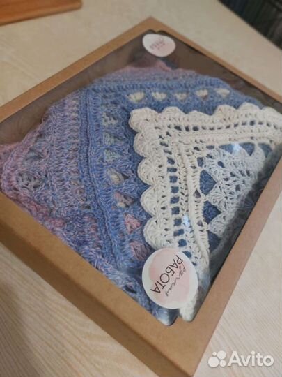 Шаль ручной работы