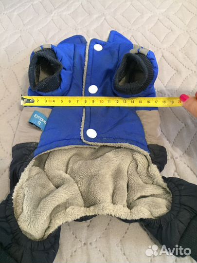 Комбинезон для маленькой собаки зима