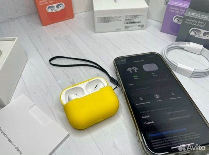 Беспроводные наушники AirPods Pro 2 поколение