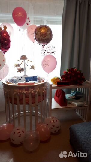 Детская круглая кроватка 10 в 1