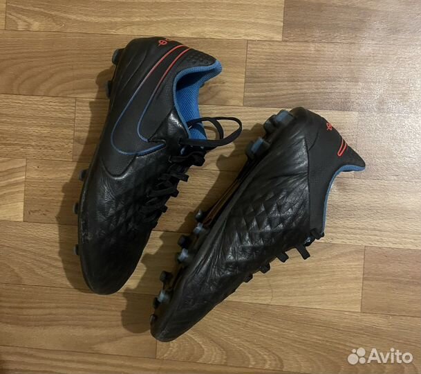 Бутсы кожа Nike tiempo 37,5(23,5)