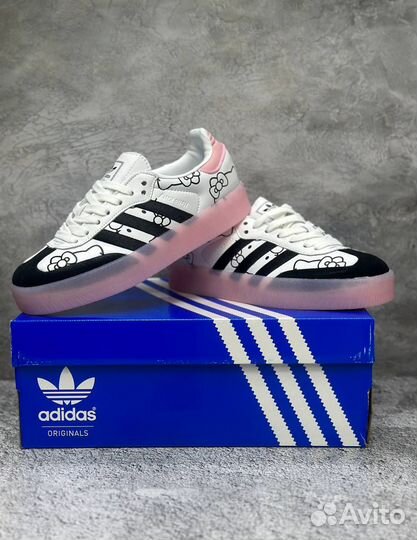 Кроссовки Adidas Samba x Hello Kitty женские