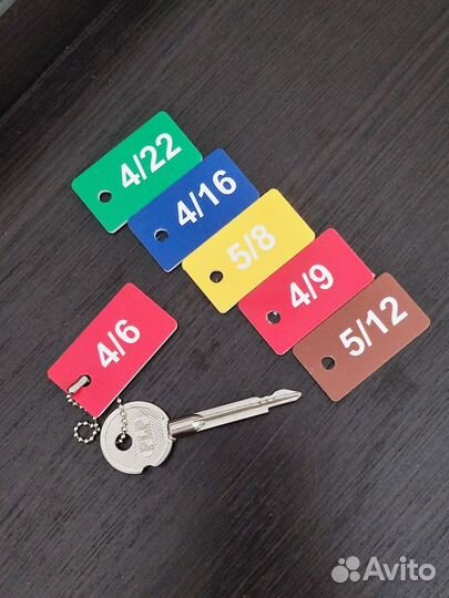 Номерки деревянные Собственная мастерская