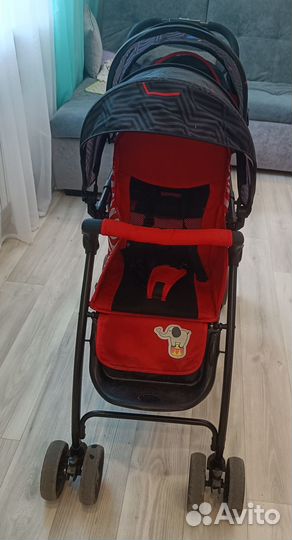 Коляска прогулочная для двойняшек, погодок бу