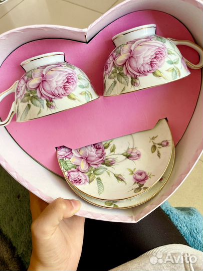 Чайный сервиз на 2 фарфор