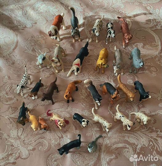 Собаки, кошки и волки Schleich, papo, collecta