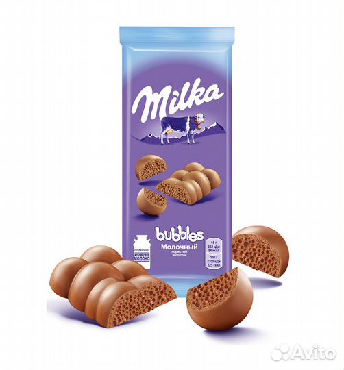Шоколад Milka Bubbles Молочный 90г (опт)