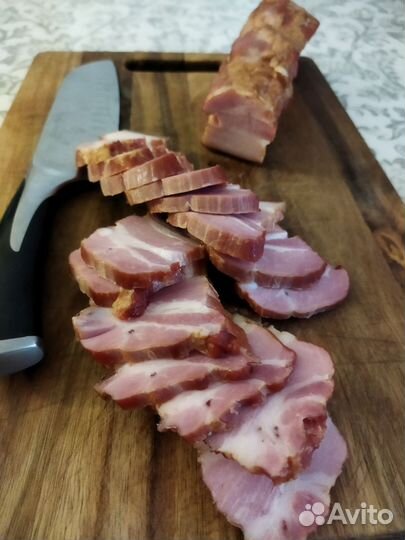 Грудинка горячего копчения