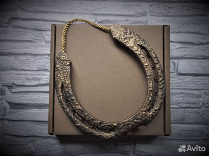 Подкова брутальная огромная от тяжеловоза оберег