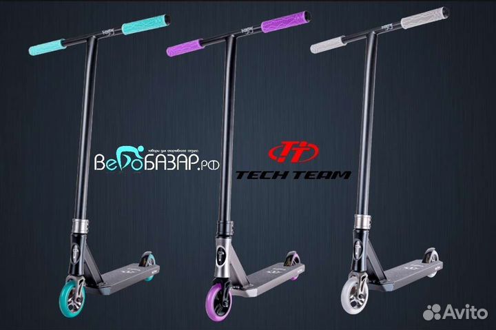 Трюковой самокат Tech Team Ragtag