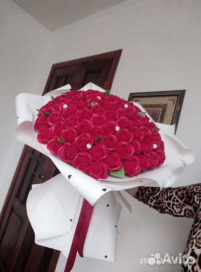 Мыльные розы букеты