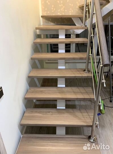 Изготовление лестниц из металлокаркаса межэтажная