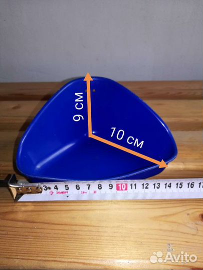 Лоток угловой маленький для грызунов