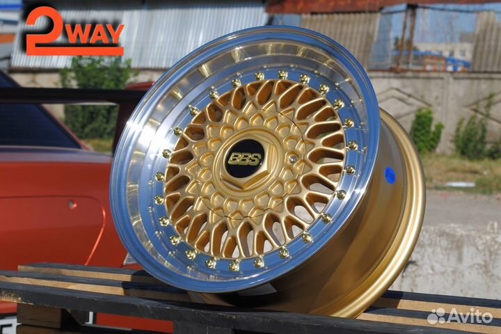 R15 BBS RS Style 7J ET20 4*98/100 Gold ML (GX81)