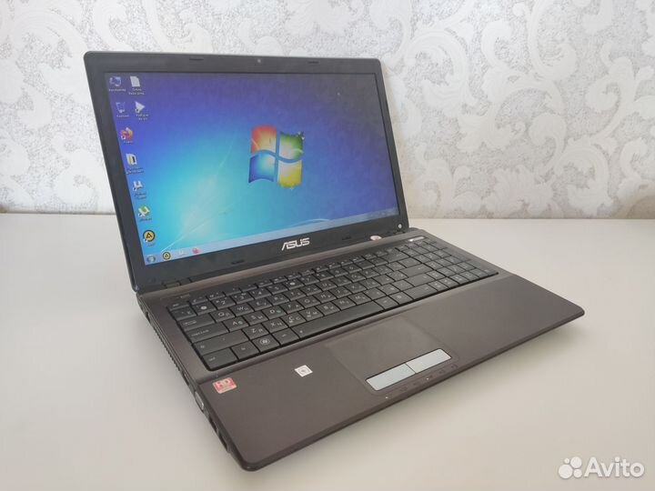 Офисный ноутбук Asus k53(4gb/ssd)