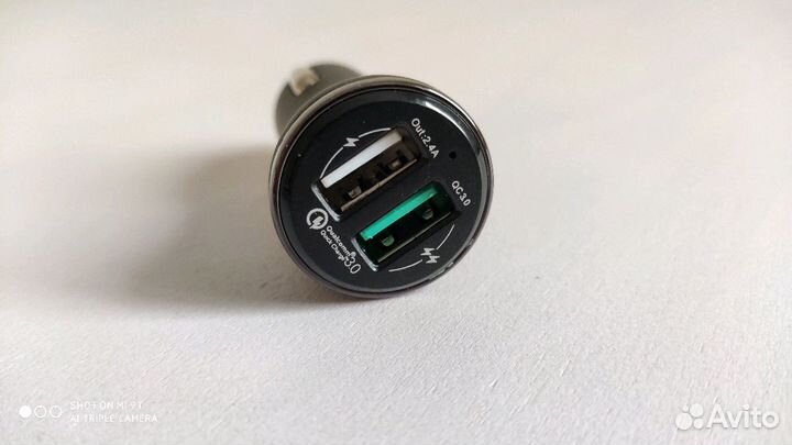 Зарядка USB автомобильная