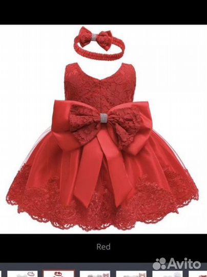 Платье для девочки 62-68