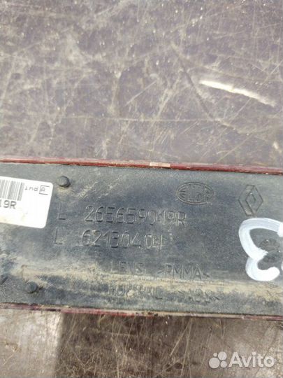 Катафот бампера задний левый Renault Logan 2 2016