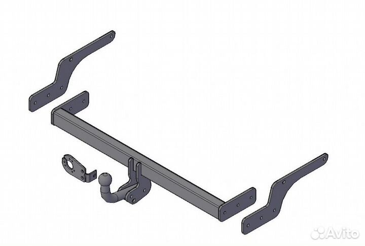 Фаркоп Рено (Renault) Logan II седан 2014- арт. 90