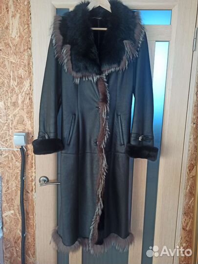 Дубленка натуральная женская 44 46 разм