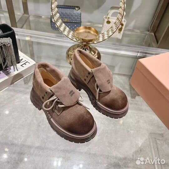 Ботинки женские Miu Miu премиум