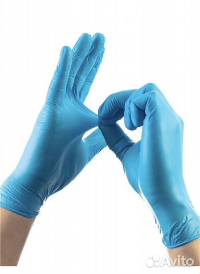 Перчатки нитриловые L