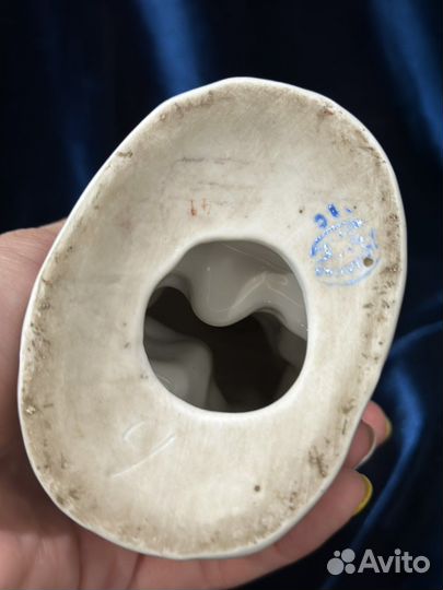 Лыжник Полонне фарфоровая статуэтка СССР