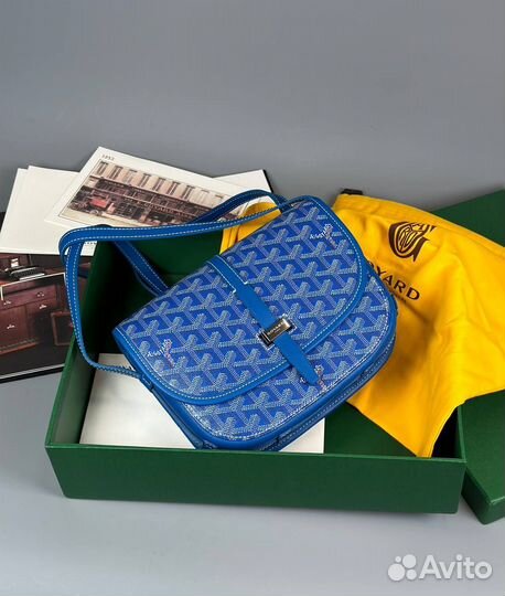 Сумка goyard belvedere blue