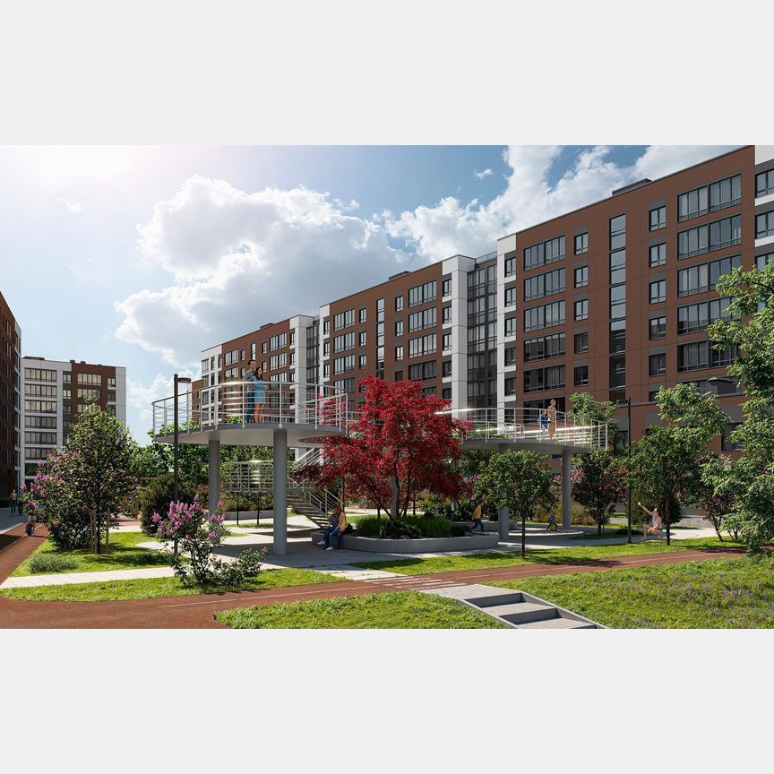 1-к. квартира, 36,1 м², 3/8 эт.