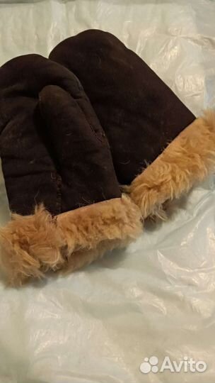 Рукавицы меховые мужские