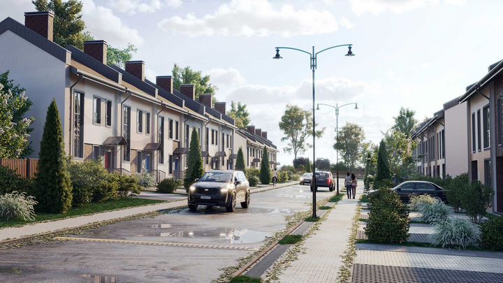 Таунхаус 80 м² на участке 3 сот.