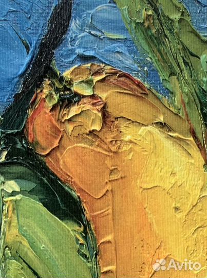 Фото Принт картина Лимоны Италия Море пейзаж