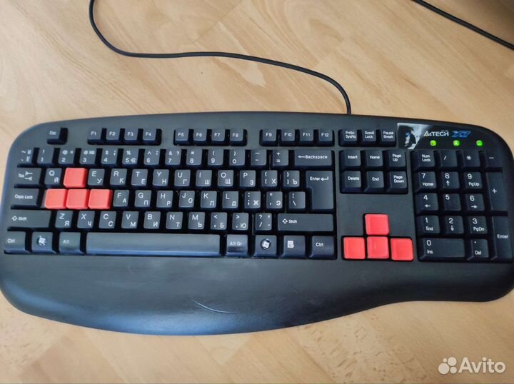 Игровая клавиатура A4Tech X7-G600 Black PS/2