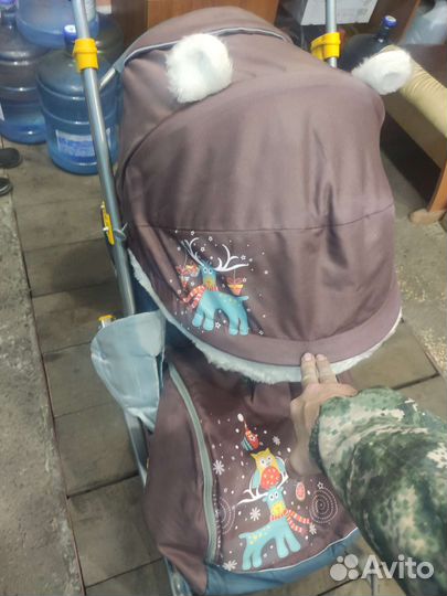 Детские санки коляска ника