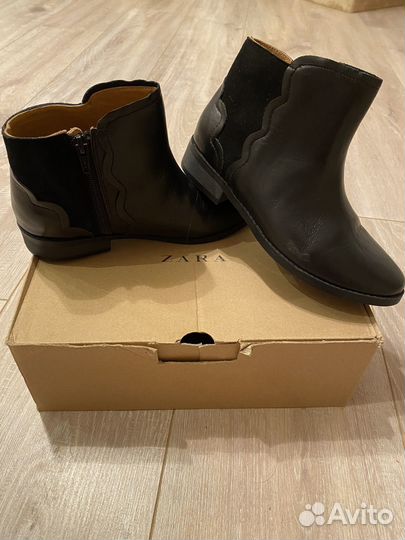 Ботинки zara для девочки новые