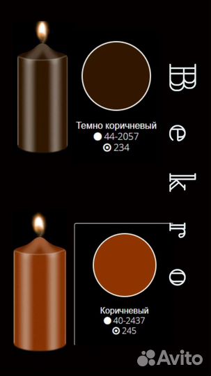 Красители для свечей стоимость указана за 1гр