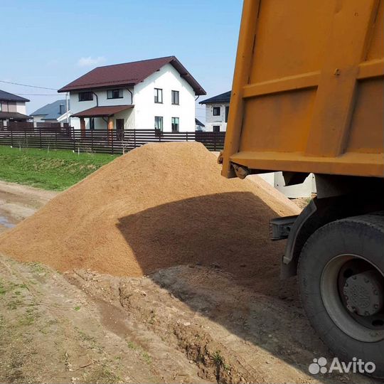 Песок строительный доставка