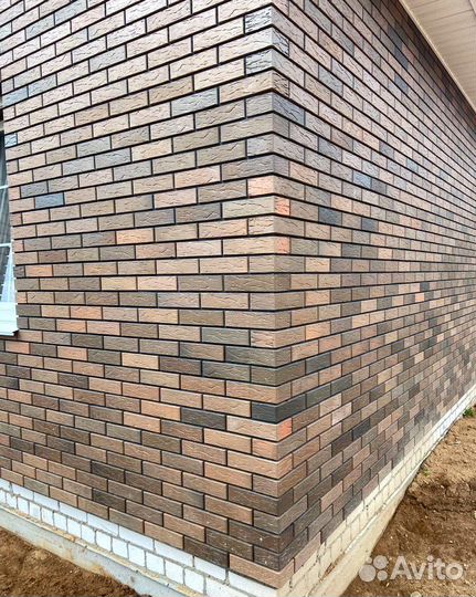 Кирпич баварская кладка, 1нф, рустик