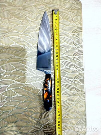 Шеф нож кованный